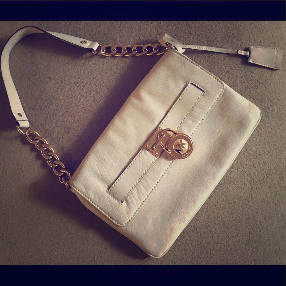 Michael Kors leather shoulder bag